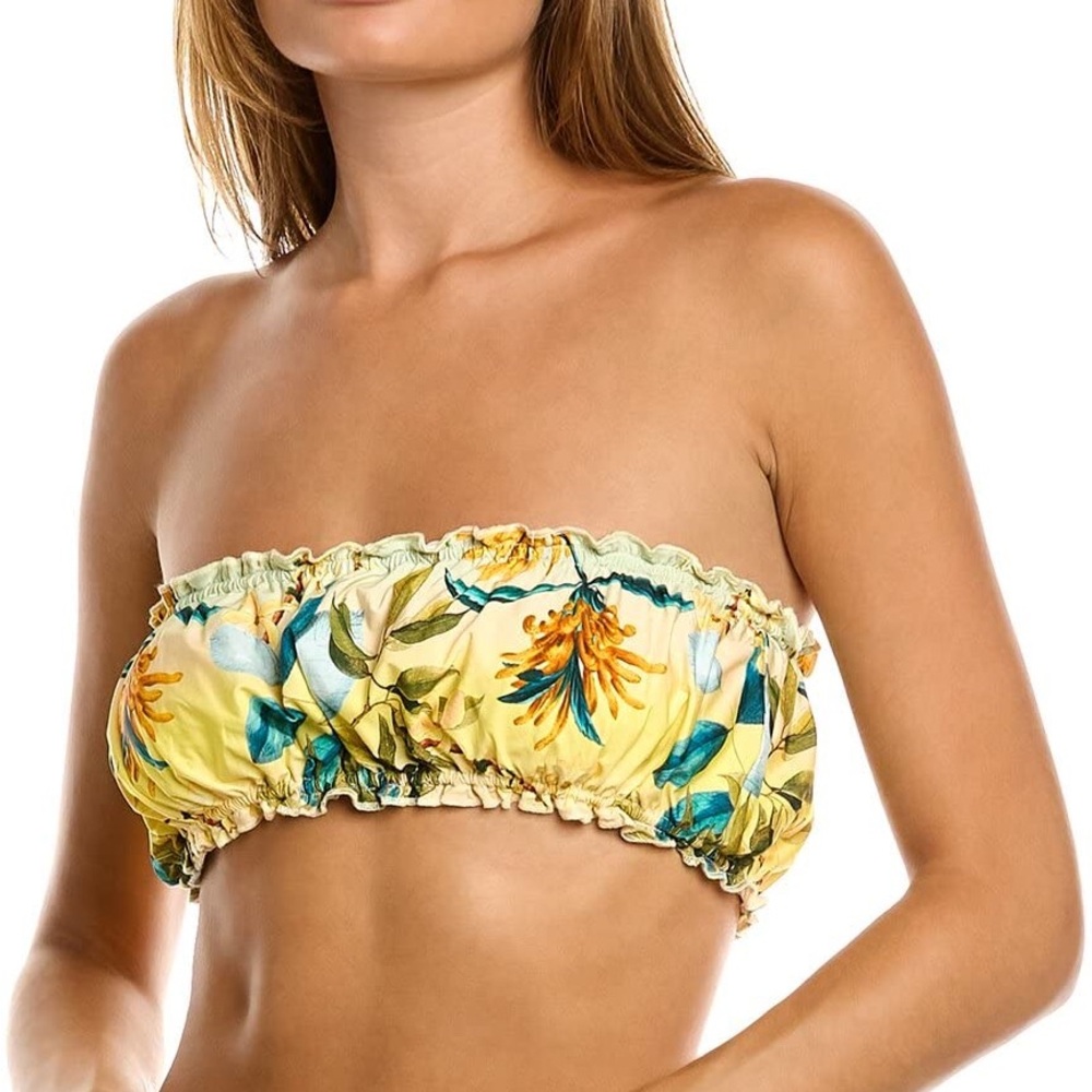 Pilyq Swim Oasis Remi Ruched Bikini Top